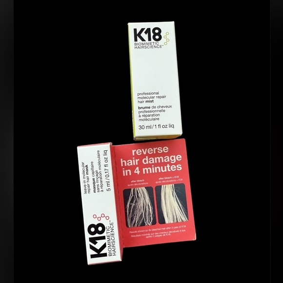 K18 Other - K18 Bundle | Molecular Repair Hair Mist & Leave-In Molecular Repair Hair Mask​​